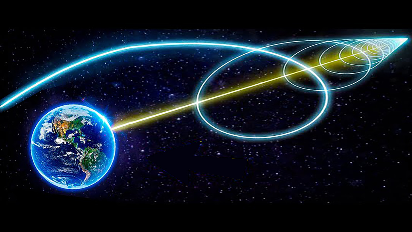 Earth through space3