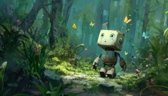 ryonck_a_small_cute_embodied_ai_walking_through_the_forest_looking_in_aa286575-9337-4e56-95b9-429a0e1c10bd