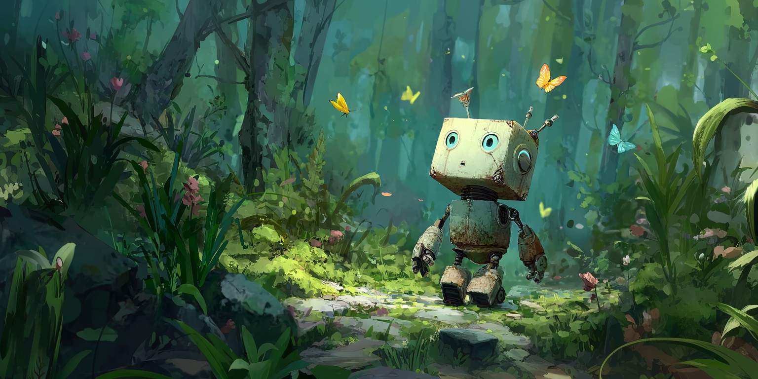 ryonck_a_small_cute_embodied_ai_walking_through_the_forest_looking_in_aa286575-9337-4e56-95b9-429a0e1c10bd